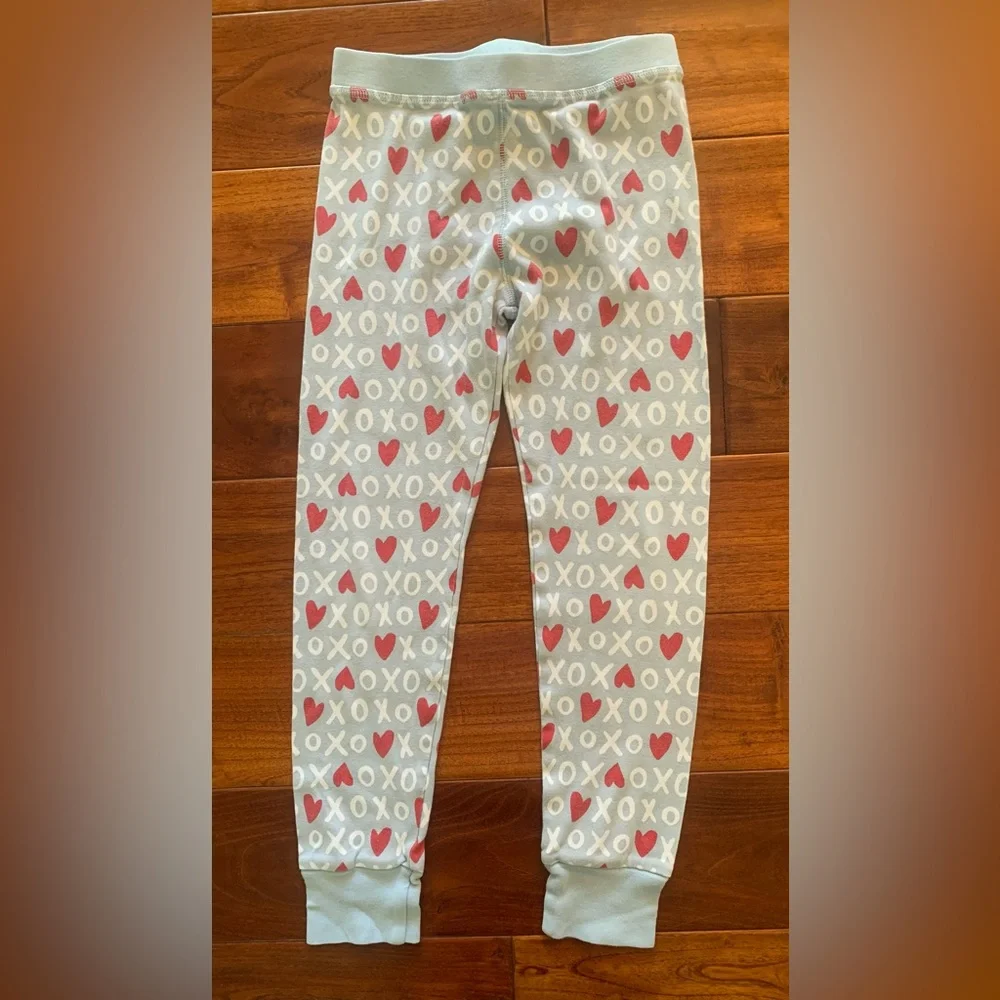 Crewcuts J.Crew Kids Pajama Sets Girls Size 8 Lot Long Sleeve 100% Cotton Hearts
